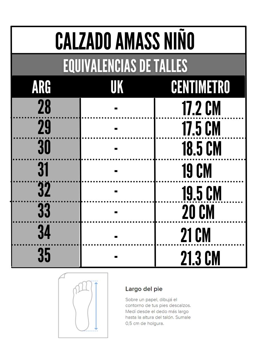 Tabla de talles