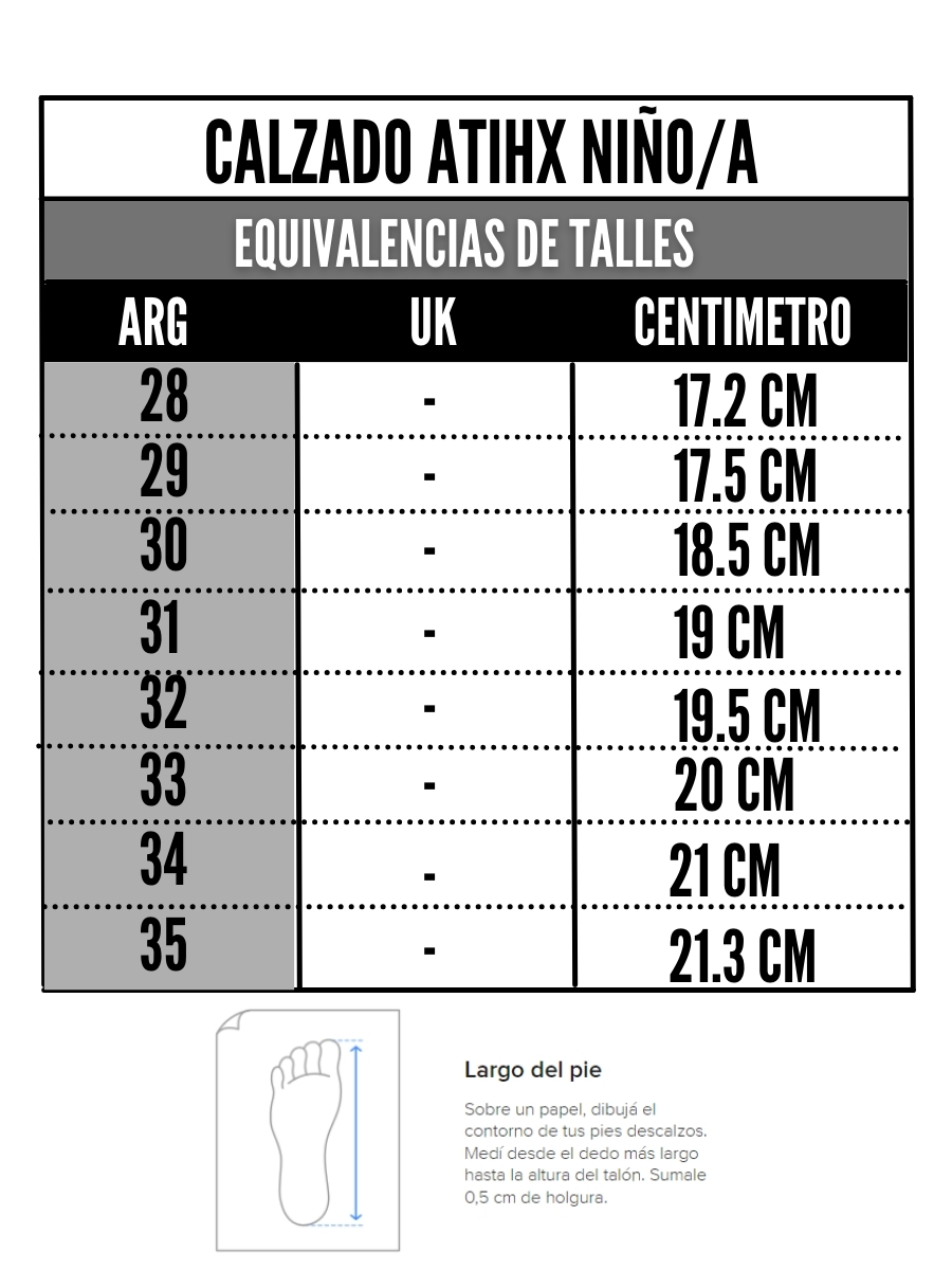 Tabla de talles