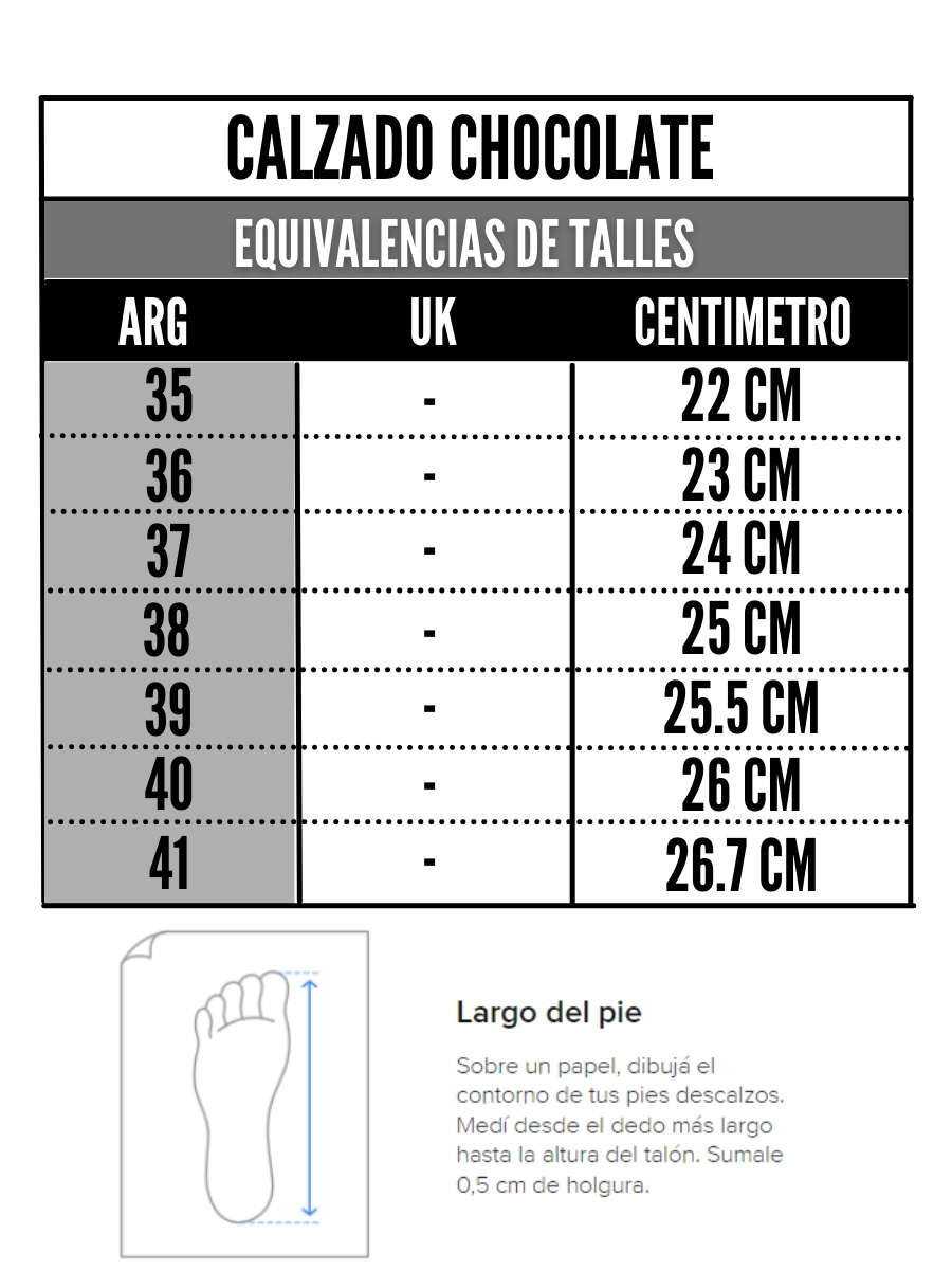 Tabla de talles