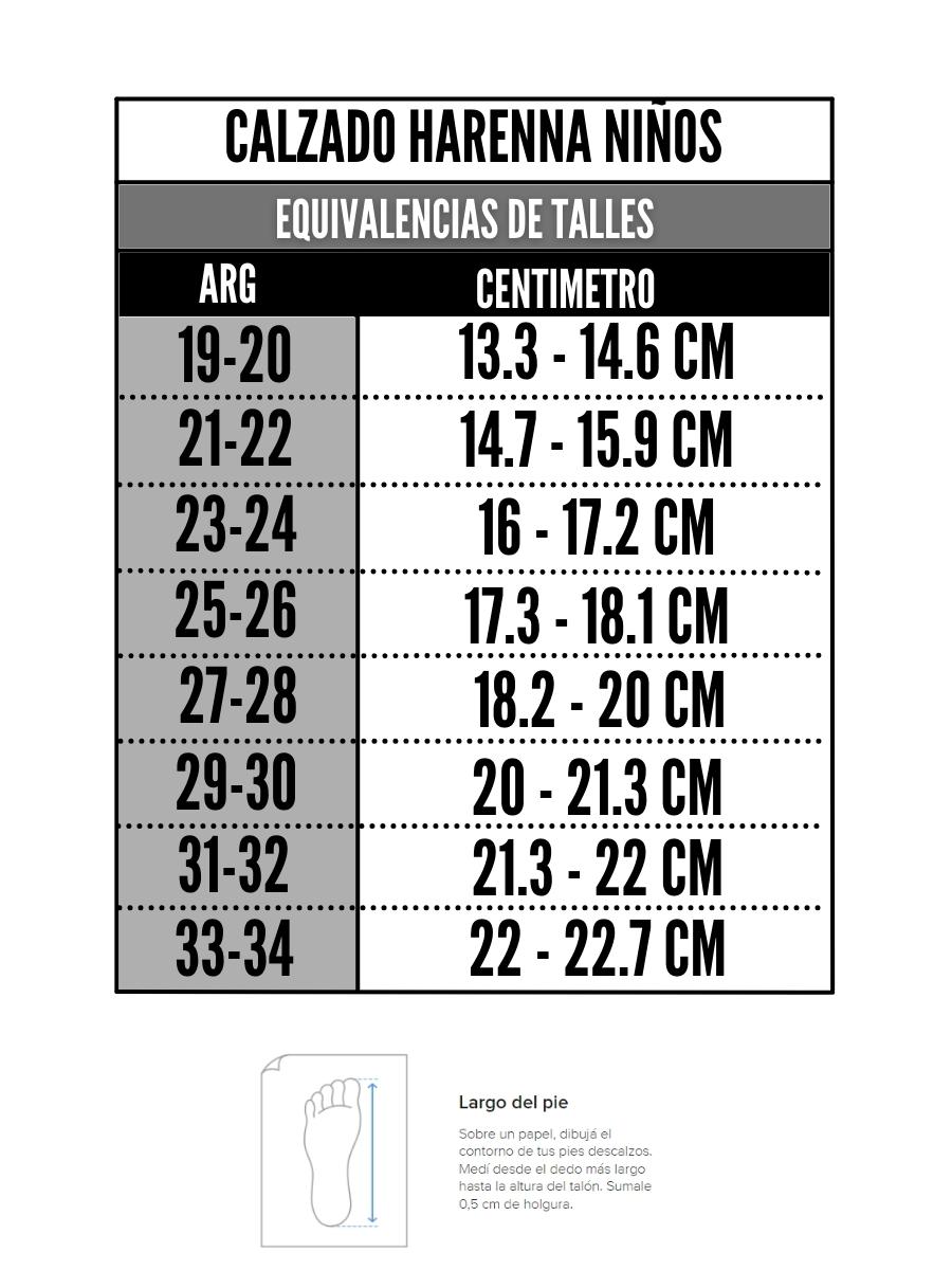 Tabla de talles