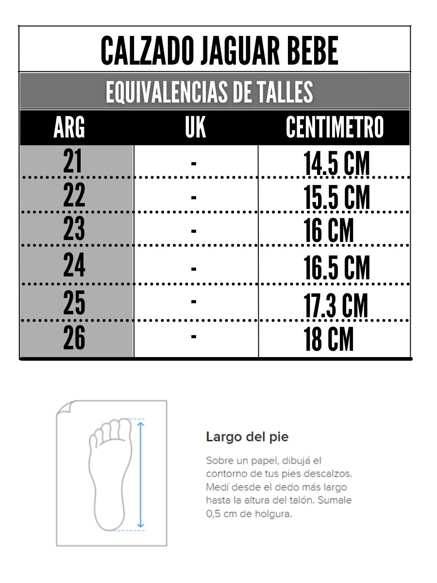 Tabla de talles