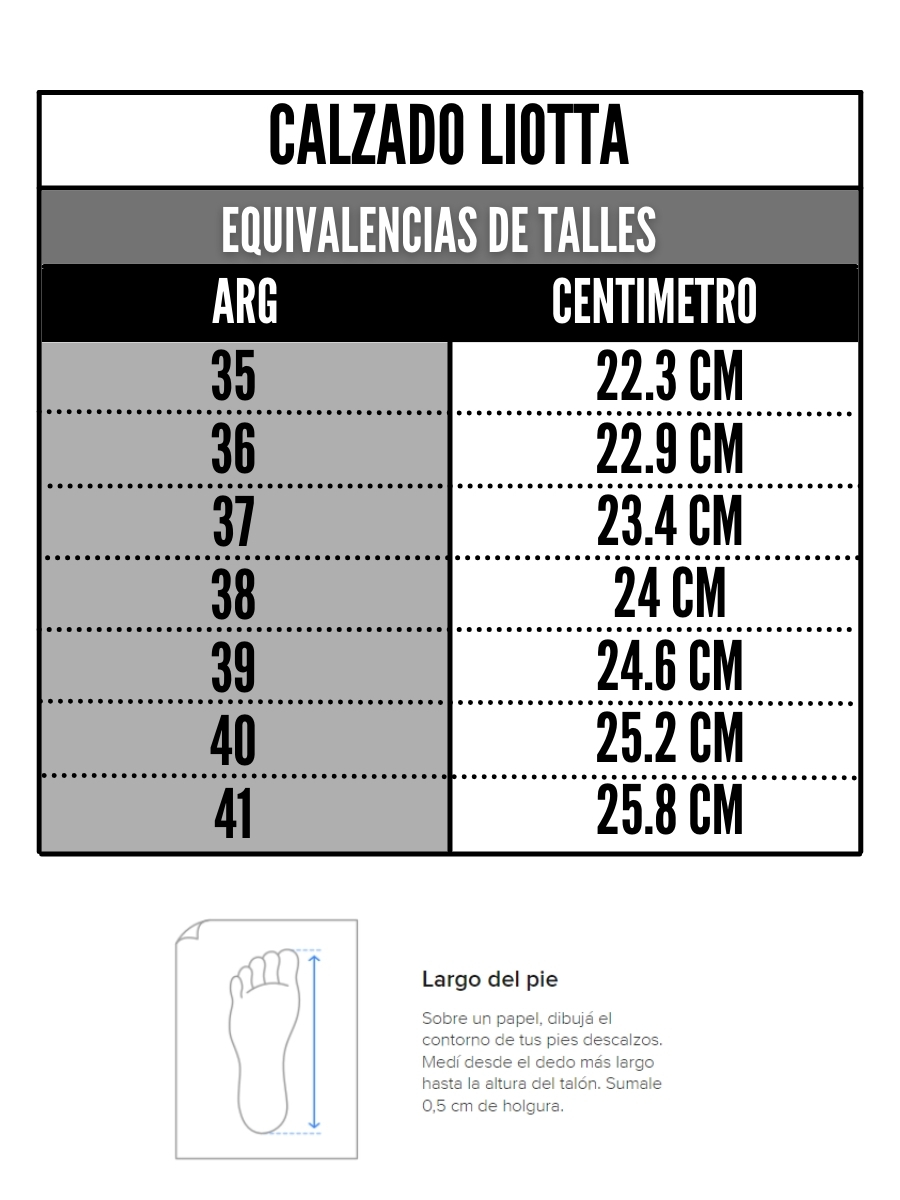 Tabla de talles