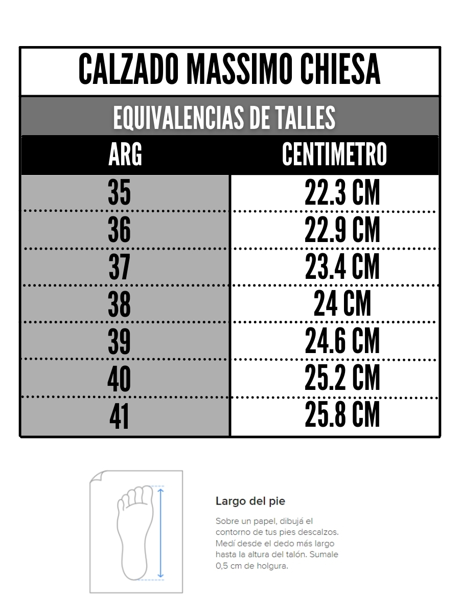 Tabla de talles